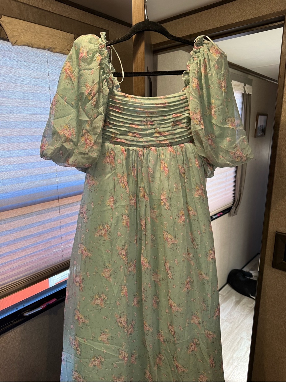Worth Collective Melody Maxi Dress in Turquoise Floral - Picture 2 of 6